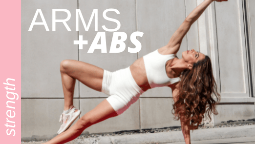 Arms and abs group class.